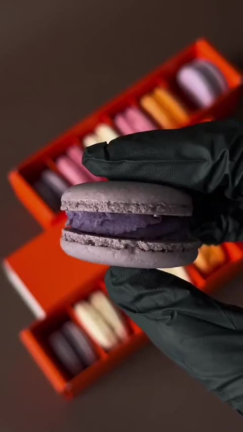 Bluberry macarron