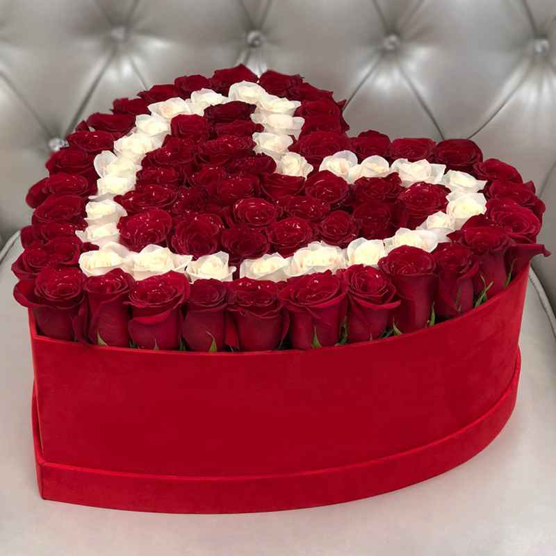 Qızılgüllərdən Ürək - code:5039