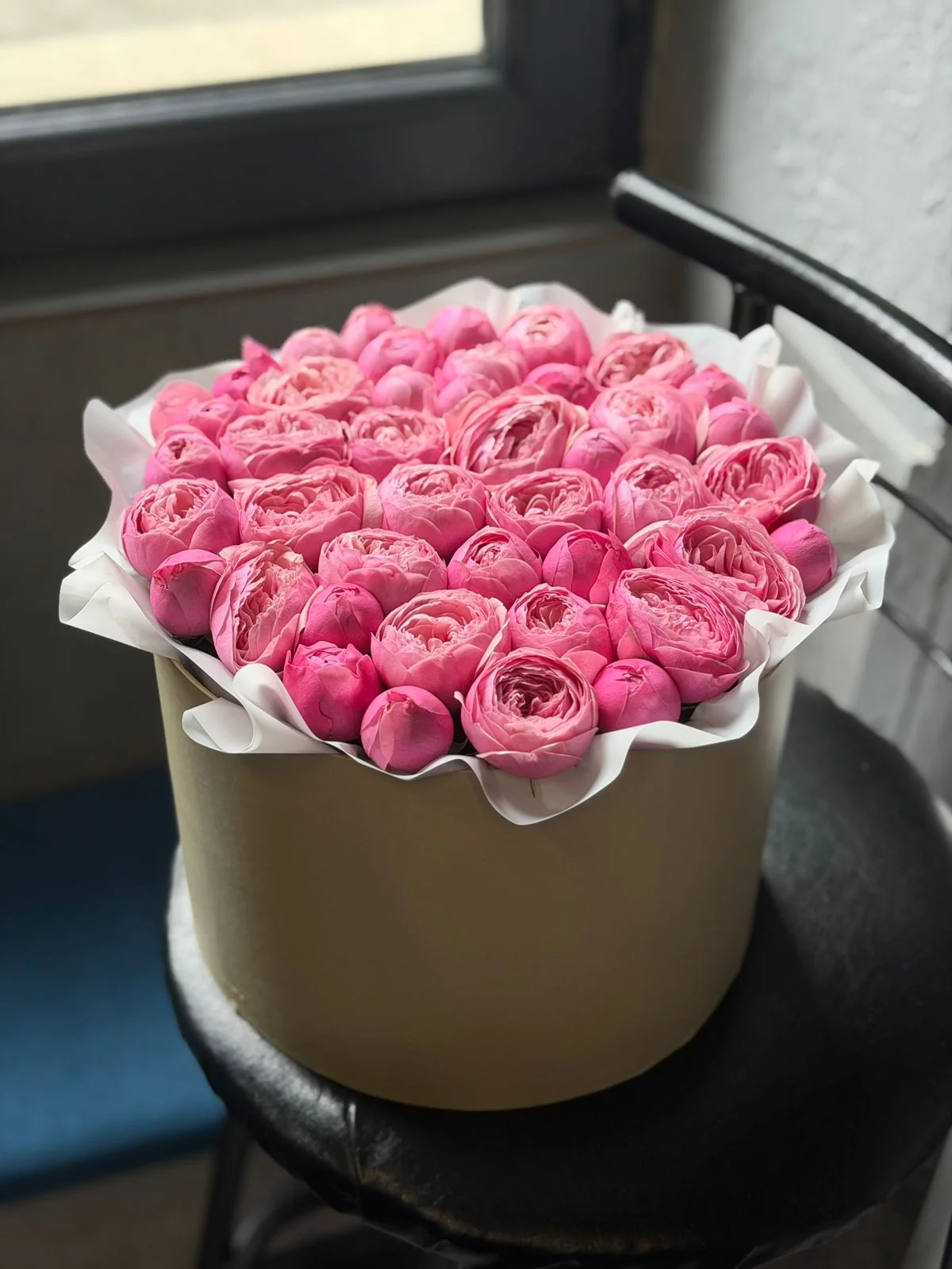 Bağ Pink Silva qızılgülü mono buketi