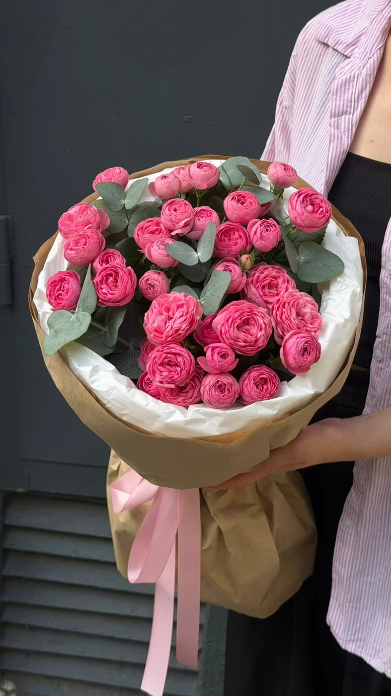 Giselle Pink mono buketi