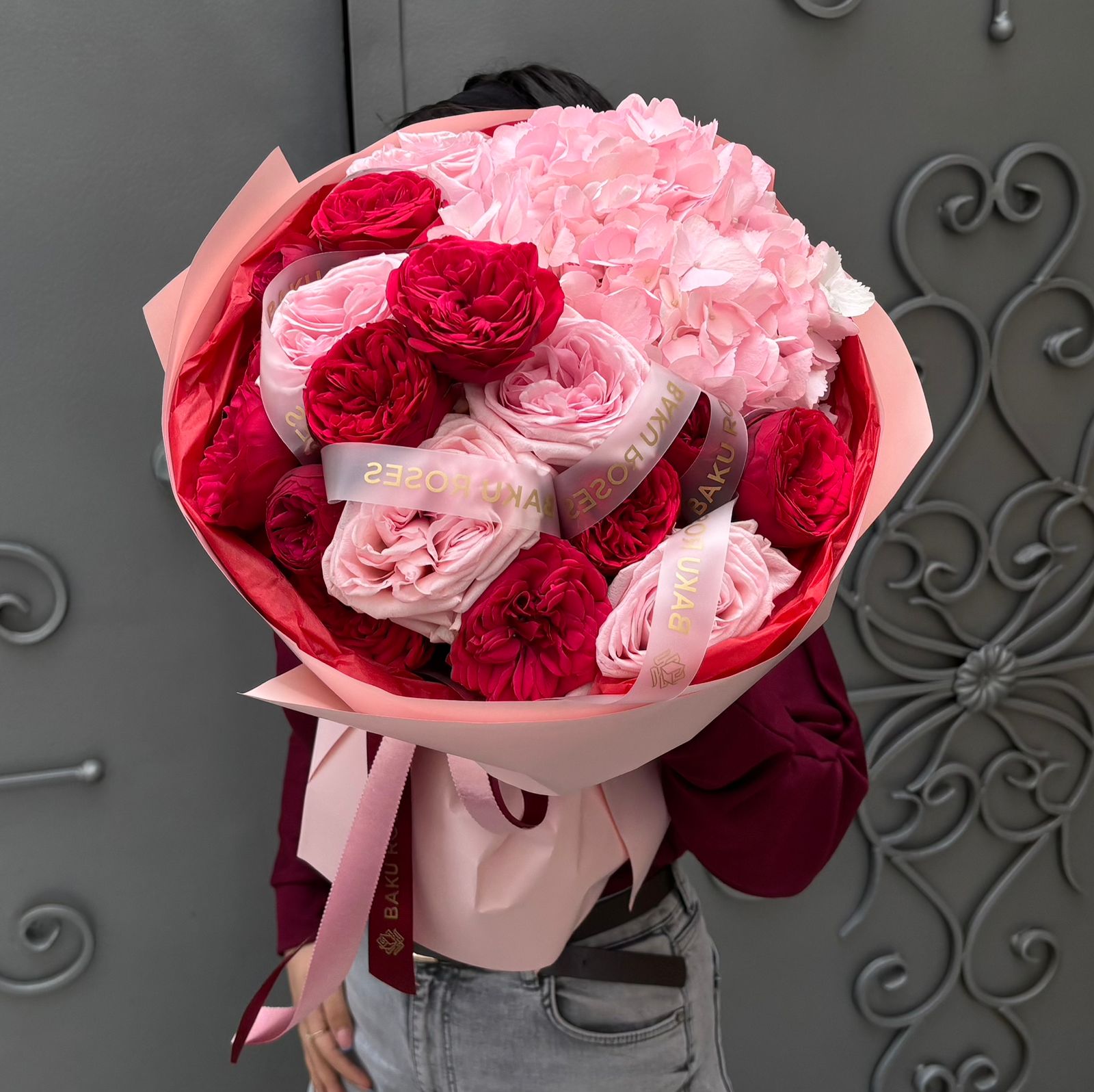 Hydrangea Pink 1,Pink Ohara 5,Red Piano 3
