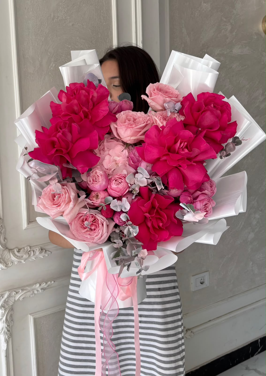 Pink Floyd 5, Hydrangea Pink 1, Silva Pink 2,Pink Ohara 4