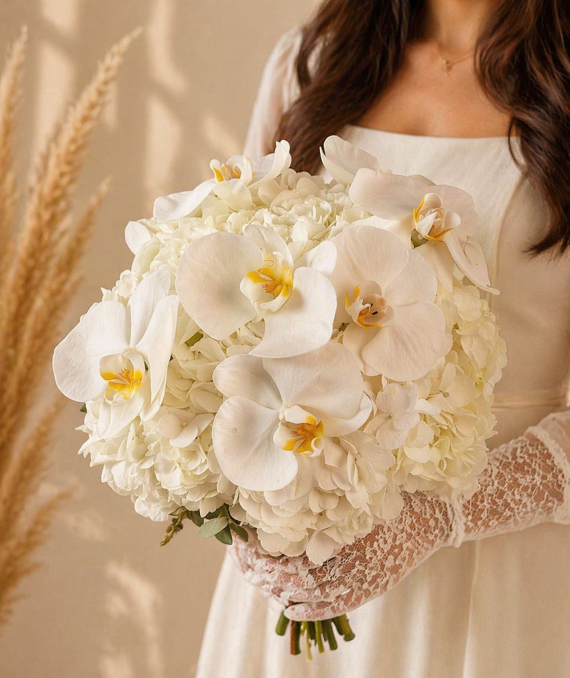 Hydrangea White 3,Phalaenopsis White 9