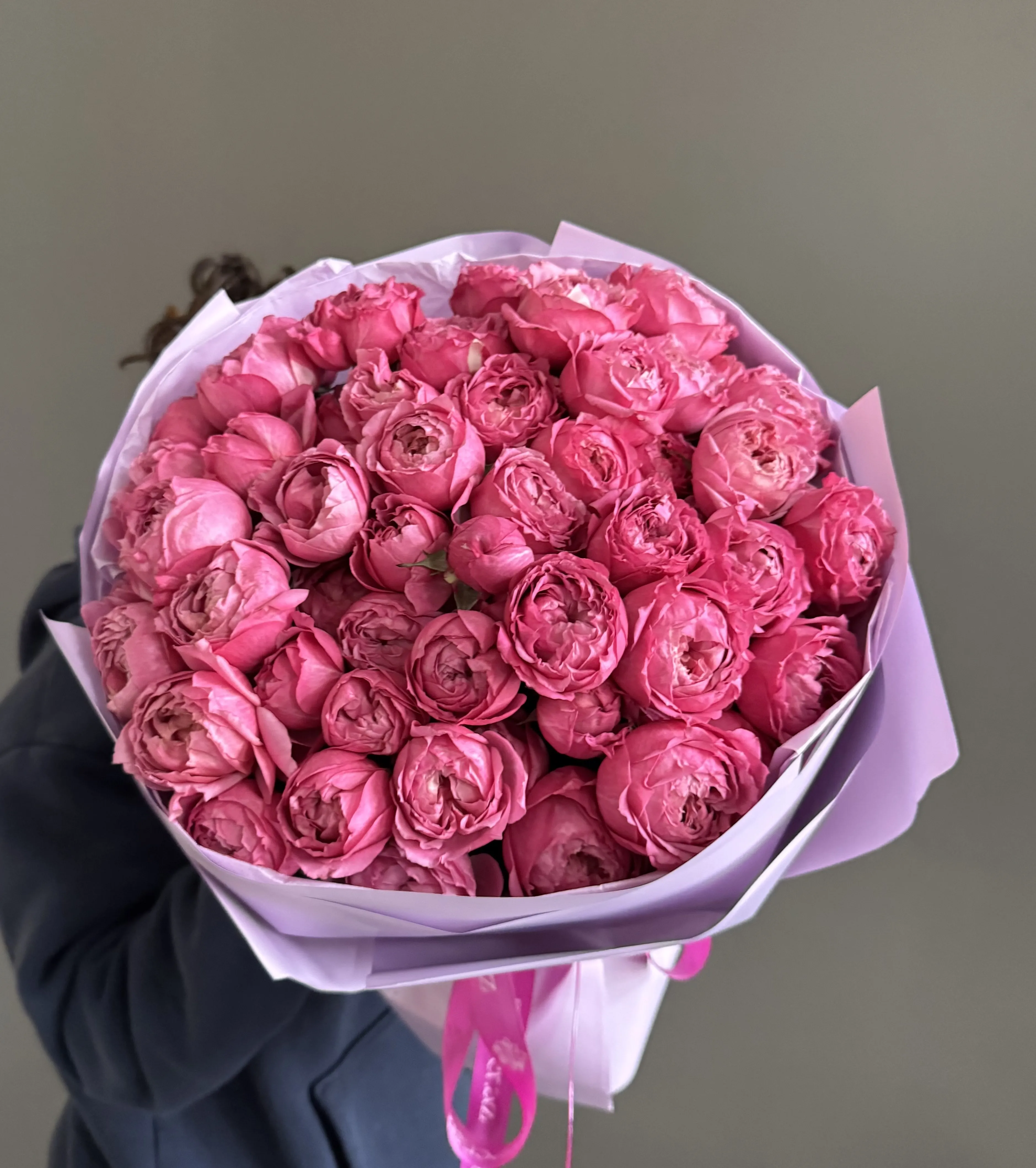 Pink Julietta Charm — Spray Rose (M)