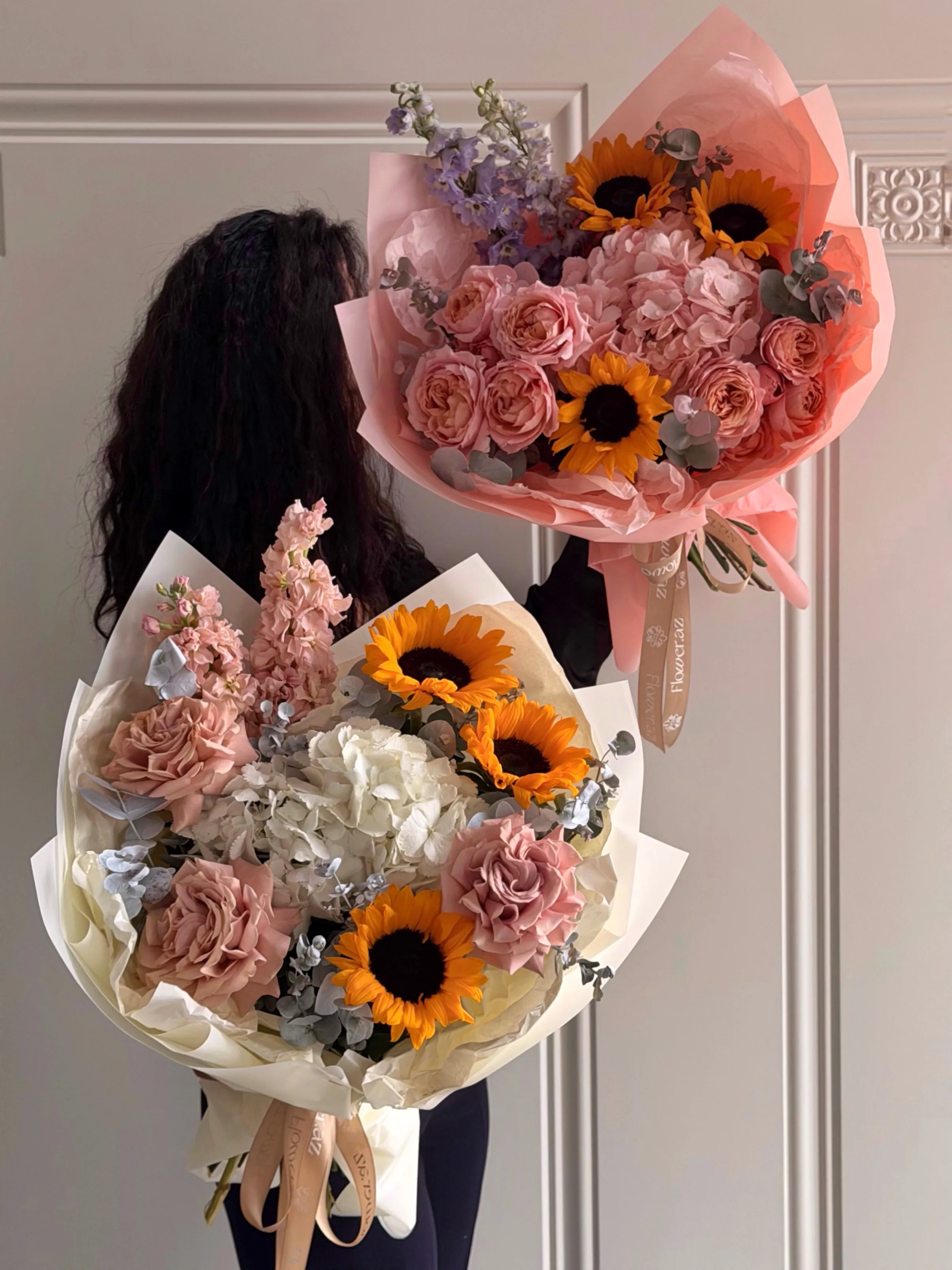 Sunny Peach Premium Buket