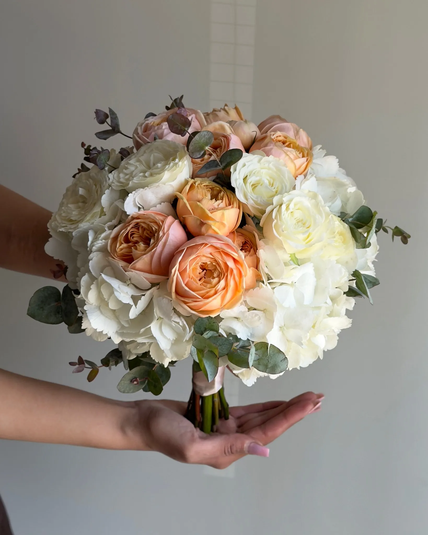 Ivory Peach Bridal – Gəlin Buketi